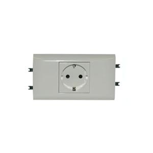 Legrand  Mosaic  Розетка DLP65 немецкий стандарт 2К+З без зажимов 077431