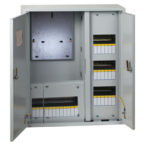 Щит ЩРУН-3/30 (580х490х165) 2дв. с окном  EKF