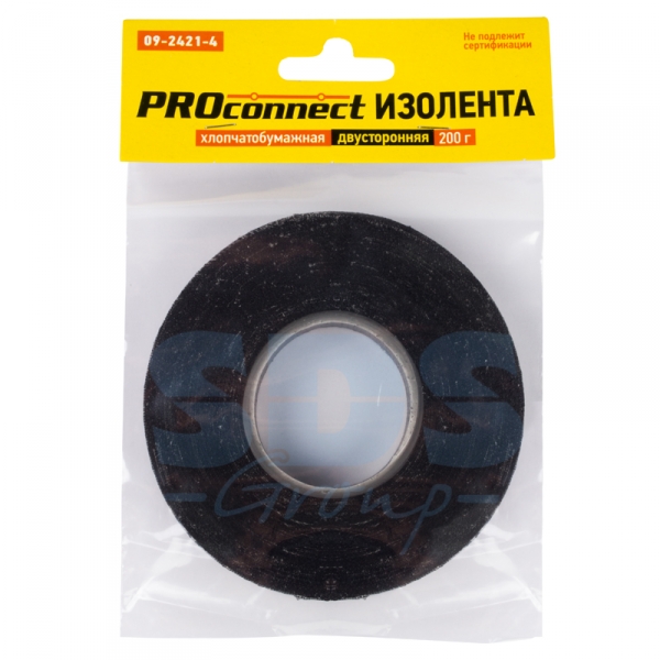 Изолента ХБ 200гр двухсторонняя 31,9 м 200 г Proconnect