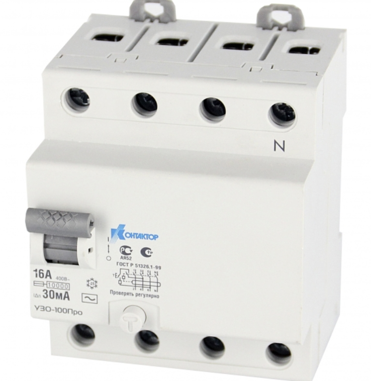 УЗО-100, 4P, 80A, Idn-100mA, тип AC 7000566