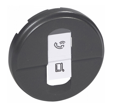 Legrand  Celiane  Графит Накладка розетки 1хRJ45 067951