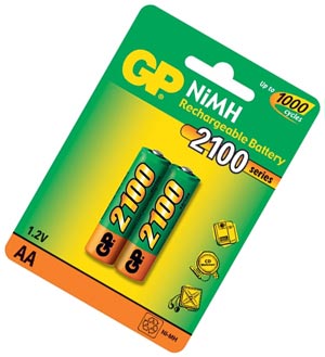 Аккумулятор GP R6 /210AAHC NiMH 2100 mAh BP-2 (кратно 2)