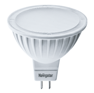 Светодиодная лампа Navigator  MR16  7Вт  230В  3000K  GU5.3  диммир.
