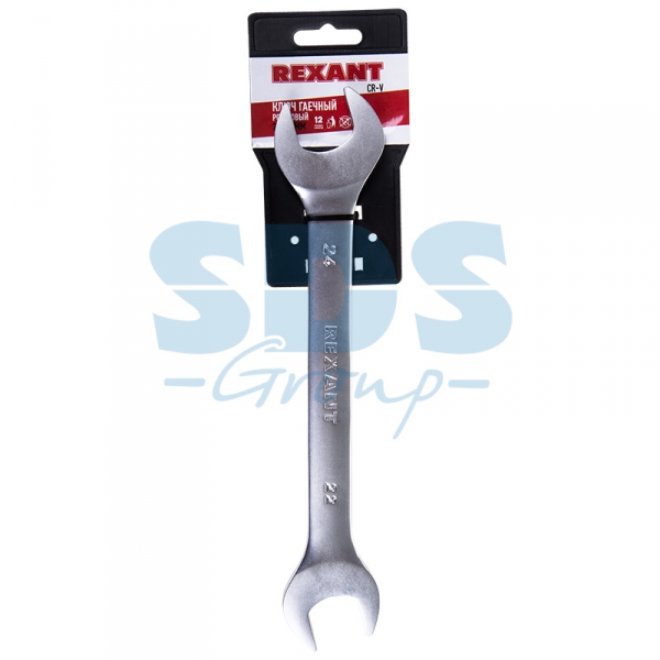 Ключ гаечный рожковый 22 X 24 мм Rexant 12-5832
