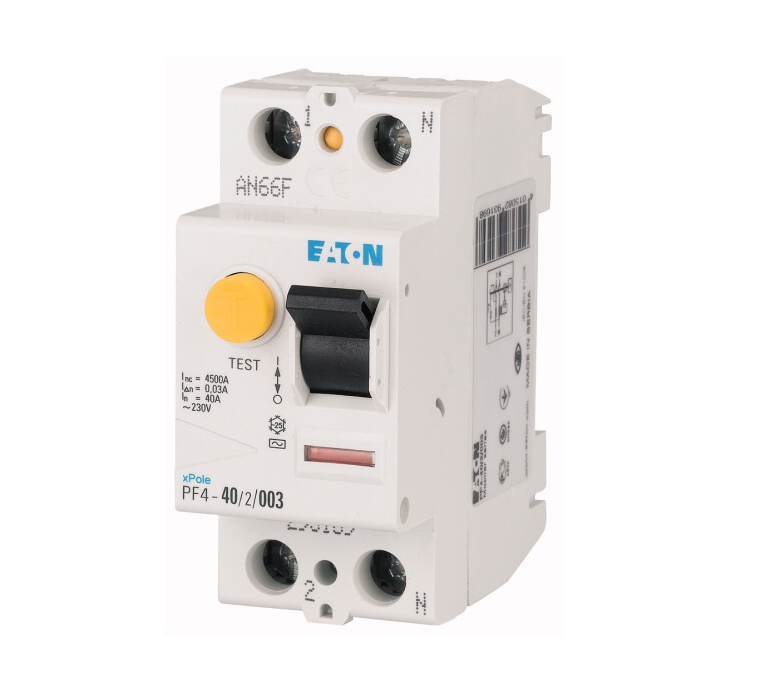 Устройство защитного отключения  2П  40А  30мА  Moeller/Eaton  PF4-40/2/003  (4,5кА)