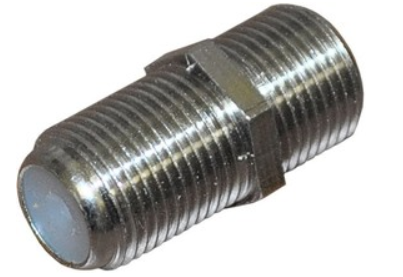 Переходник антенный, (гнездо F - гнездо F), бочка, (1шт.)  REXANT 06-0020-A