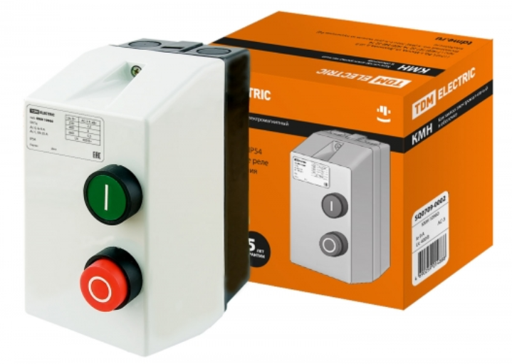 Контактор КМН-10960 9A в оболочке Ue=380B/AC3 IP54 TDM