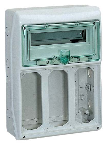 Щкаф Kaedra Schneider Electric Plast_ENCL 13187 12 модулей +3 отв.роз.63А IP65