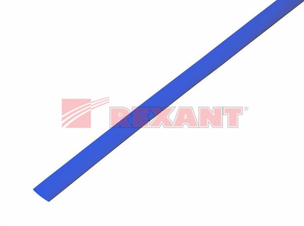 5.0 / 2.5 мм 1м термоусадка синяя  REXANT 20-5005