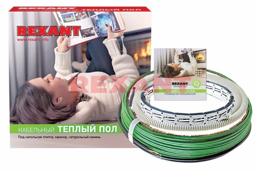 REXANT Теплый пол RND -30-450 (450Вт/30м/ S обогрева, м2: 2,7-3,8) (двужильный) 51-0514-3