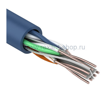 Кабель UTP 4PR 23AWG, CAT6 (бухта 305 м)  01-0047 REXANT