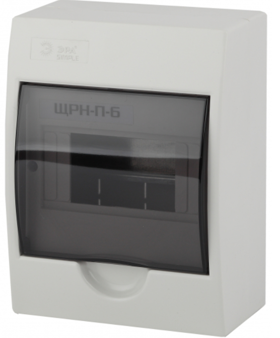 Бокс навесной ЩРН-П  6 IP41 ЭРА SIMPLE