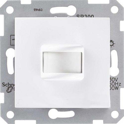 Schneider Electric Sedna  Белый Датчик движения механизм без регулировки IP20 скрытая установка SDN2000321