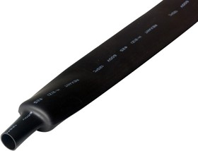 Трубка ТУТнг  25/12,5 черная 1 м REXANT 22-5008