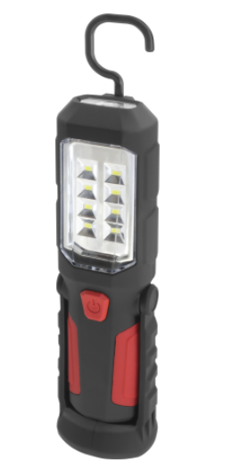 Фонарь светодиодный Navigator NPT-W04-ACCU для работы. 1LED+8LED (0.5Вт) аккумелятор  4В 2.2Ач 94 999