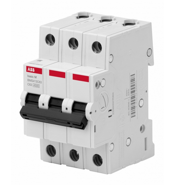 Выключатель автоматический  3П  10А  характеристика C  4,5кА  ABB BMS412C10