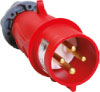 Вилка IEK 024 3Р+РЕ 32А 6ч/380-415В IP44 переносная MAGNUM