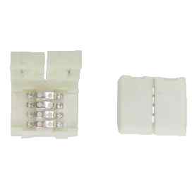 Ecola LED strip connector разъем зажимной 4-х конт. 10 mm уп. 5 шт. /SC41SCESB/