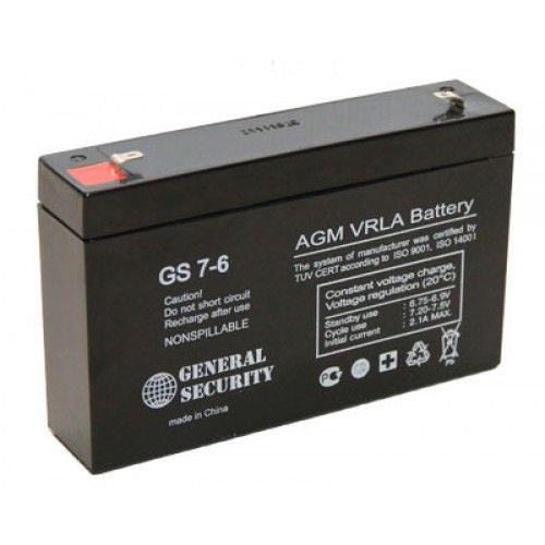 Аккумулятор GS 6V 7Ah