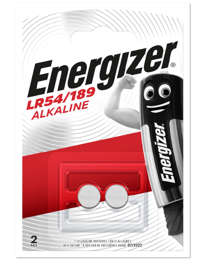 Элемент питания Energizer LR54/189 Alkaline FSB2 (кратно 2)