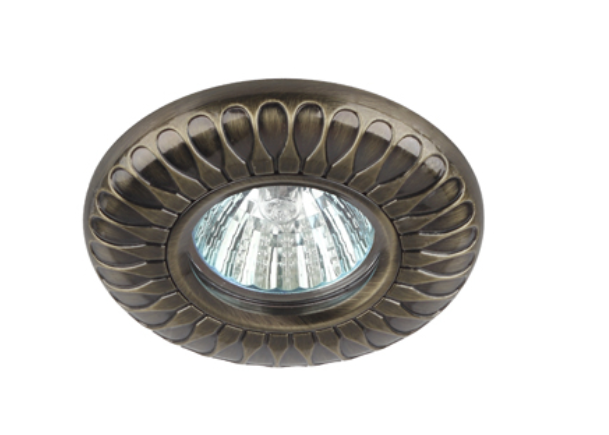 Светильник точечный ЭРА свет-к KL67 SB  литой MR16,12V/220V, 50W бронза (100/1000)