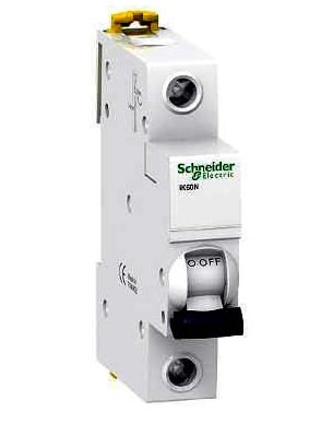 Выключатель автоматический  1П  25А  характеристика C  6кА  Schneider Electric  Acti9  iK60  A9K24125  (аналог Multi9 23853)