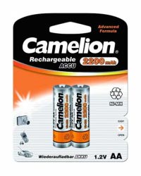 Аккумулятор CAMELION R6 2200 mAh Ni-Mh BL-2 (кратно 2)