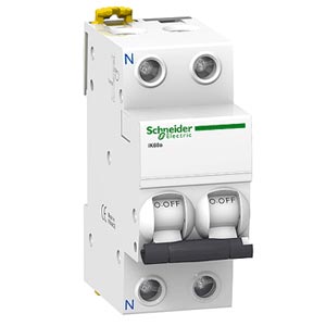 Выключатель автоматический  2П  25А  характеристика C  6кА  Schneider Electric  Acti9  iK60  A9K24225  (аналог Multi9 23867)