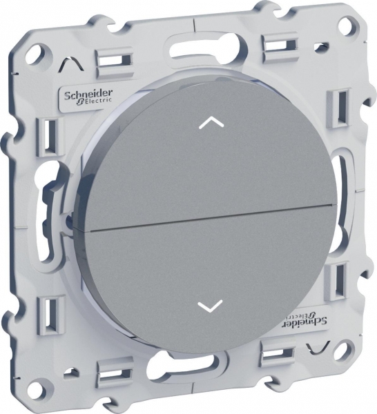 Schneider Electric ODACE Алюминий Выключатель механизм для жалюзи 3-позиции 6А S53R207