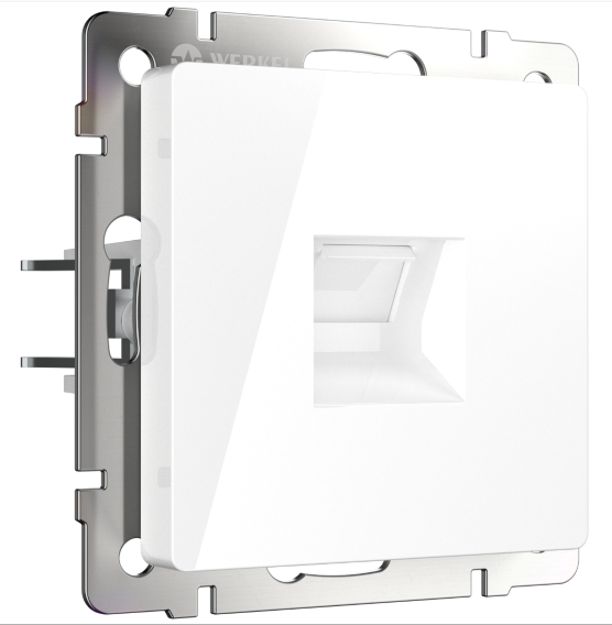 Werkel  Белый Розетка Механизм телефонная RJ-11 WL01-RJ-11  снято с пр-ва