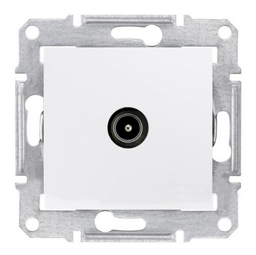 Schneider Electric Sedna  Белый Розетка механизм TV проходной 8dB IP20 скрытая установка SDN3201221