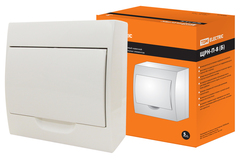 Бокс навесной ЩРН-П  8 с белой крышкой IP40 TDM