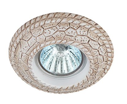 Светильник точечный ЭРА свет-к DK78-5  гипс  MR16,12V/220V, 50W, круглый ,капучино