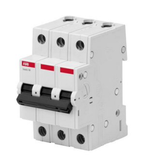 Выключатель автоматический  3П  40А  характеристика C  4,5кА  ABB, BMS413C40