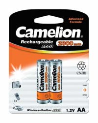 Аккумулятор CAMELION R6 2000 mAh Ni-Mh BL-2 (кратно 2)