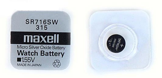 Элемент питания Maxell SR716SW (315) (кратно 10)