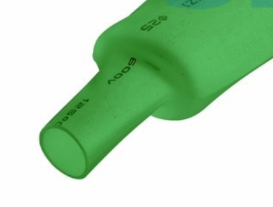 Трубка ТУТнг  25/12,5 зеленая 1 м  REXANT 22-5003