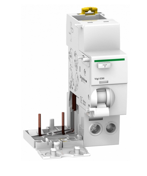 Дифференциальный автомат  2П  25А   30мА  Schneider Electric  Acti9  блок дифф.защ. характеристика С  тип АС  Vigi iC60 2П 25А 30мА AC A9V4122  (аналог Multi9 26581)