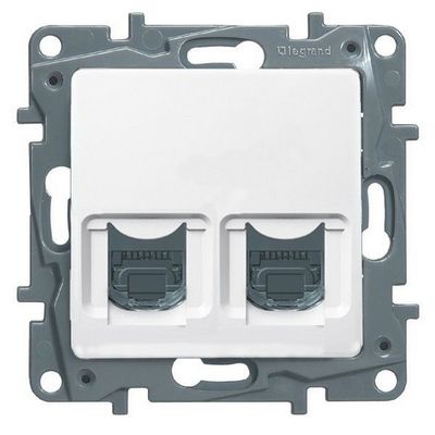Legrand Valena  Алюминий  Розетка механизм TV "Звезда" 1.5dB  770129 индивидуальная упаковка DIY