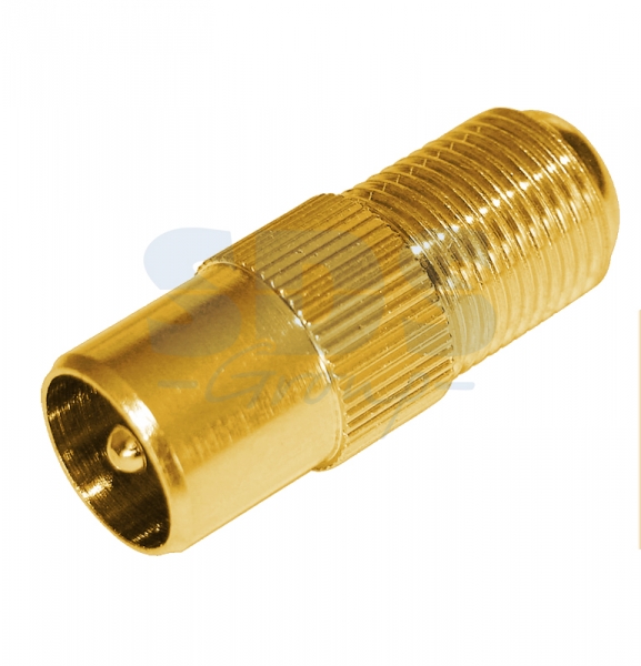 Переход гнездо F - штекер TV GOLD PROCONNECT 05-4303-5