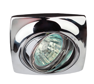 Светильник точечный ЭРА KL63A CH литой поворотный MR16, 12V/220V, 50W хром