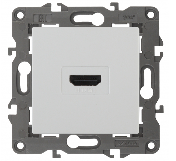 ЭРА  Elegance  Белый  Розетка HDMI, IP20  14-3114-01