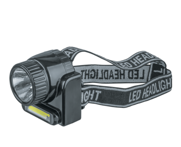 Фонарь Navigator 14 486 NPT-H20-ACCUналоб.1COB LED 3Вт+1LED 3Вт,Lead-acid 0,5 Ач