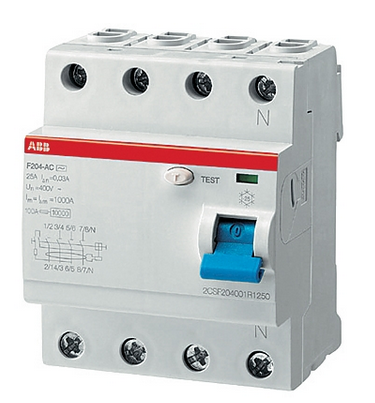 Устройство защитного отключения  4П  40А 300мА  ABB  F204  тип А селективное 2CSF204201R3400