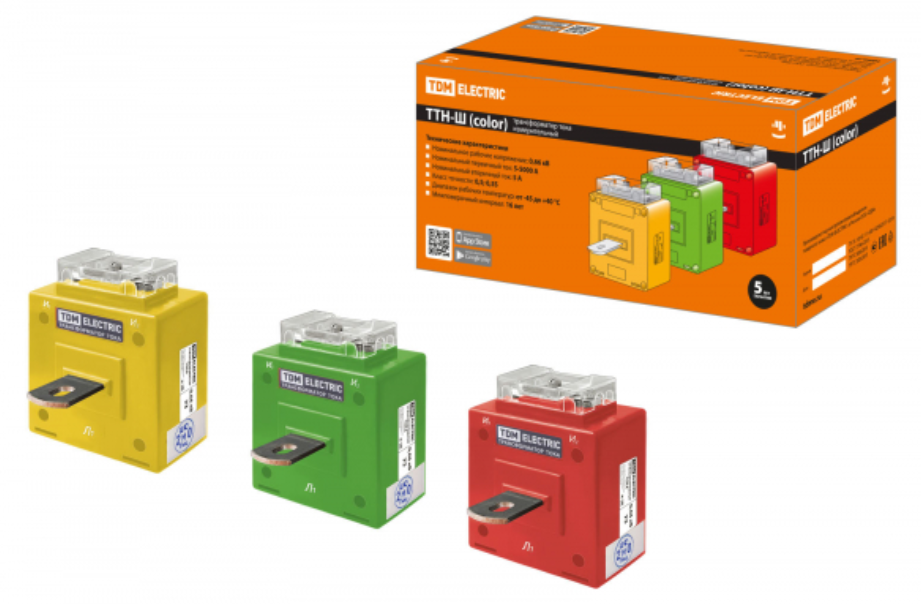 ТТН-Ш 150/5- 5VA/0,5-Р (3 шт., color) TDM