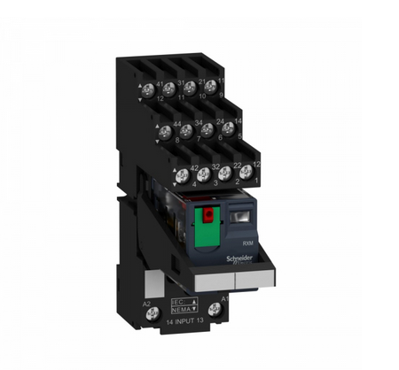 Реле промежуточное 4С/О,~230В,6А,марк. ск. Schneider Electric RXM4AB2P7PVS