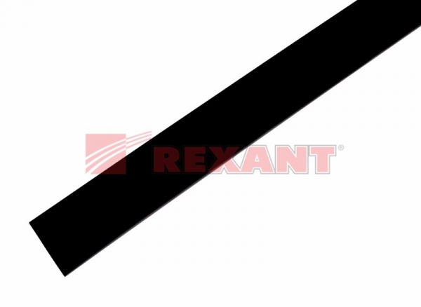 Трубка ТУТнг  19.0 / 9.5 мм 1м черная  REXANT 21-9006