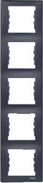 Schneider Electric Sedna Графит Рамка 5-местная вертикальная SDN5801570