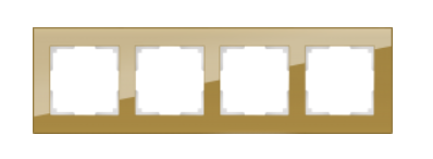 Werkel  Favorit Бронза Рамка 4-местная стекло WL01-Frame-04 a036585
