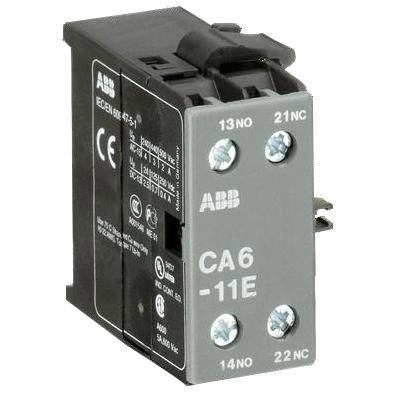Блок дополнительных контактов  ABB  1НО+1НЗ  боковой для миниконтакторов  В6, В7,ВС6,ВС7  CA6-11E